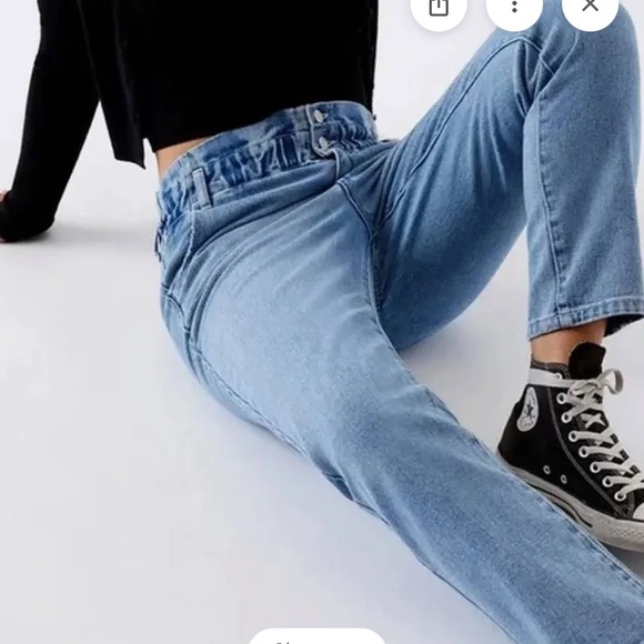PacSun Denim - Pacsun High Rise Paperbag Mom Jeans